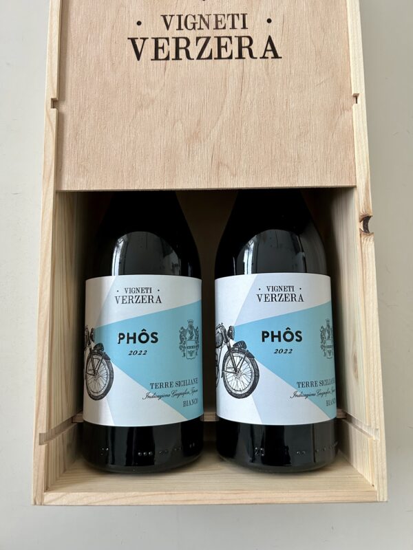 PHÔS | Cassetta 2 bott. in legno - immagine 2